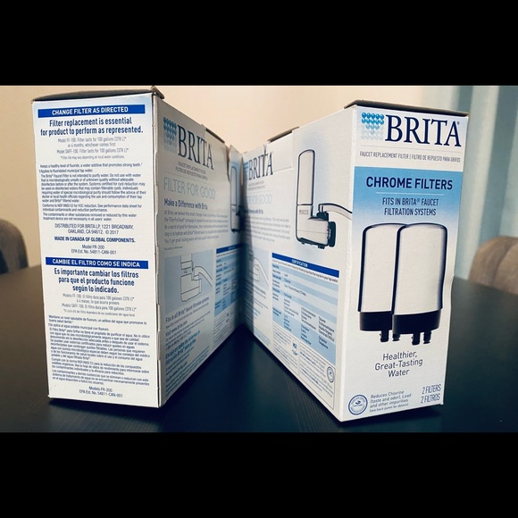 Brita 4-Pack Faucet Filters || Chrome Finish, Brand new In Boxes - Picture 6 of 9